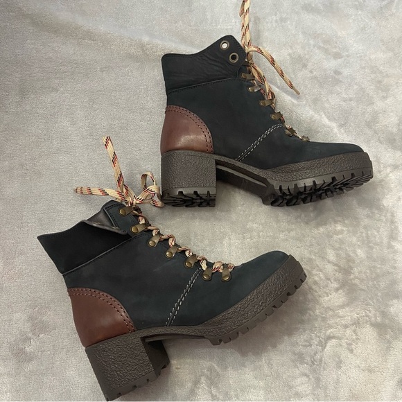 New! See by Chloe Eileen Mid Heel 40mm Boots Leather - Picture 10 of 12